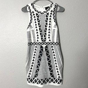 Vici White & Black Dress